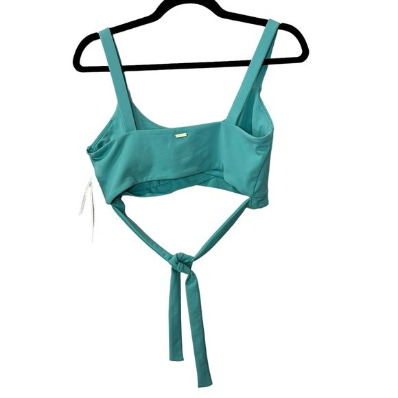 New L*Space Active Beau Top Sports Bra Evergreen Low Impact Women's Large NWT - Picture 4 of 8